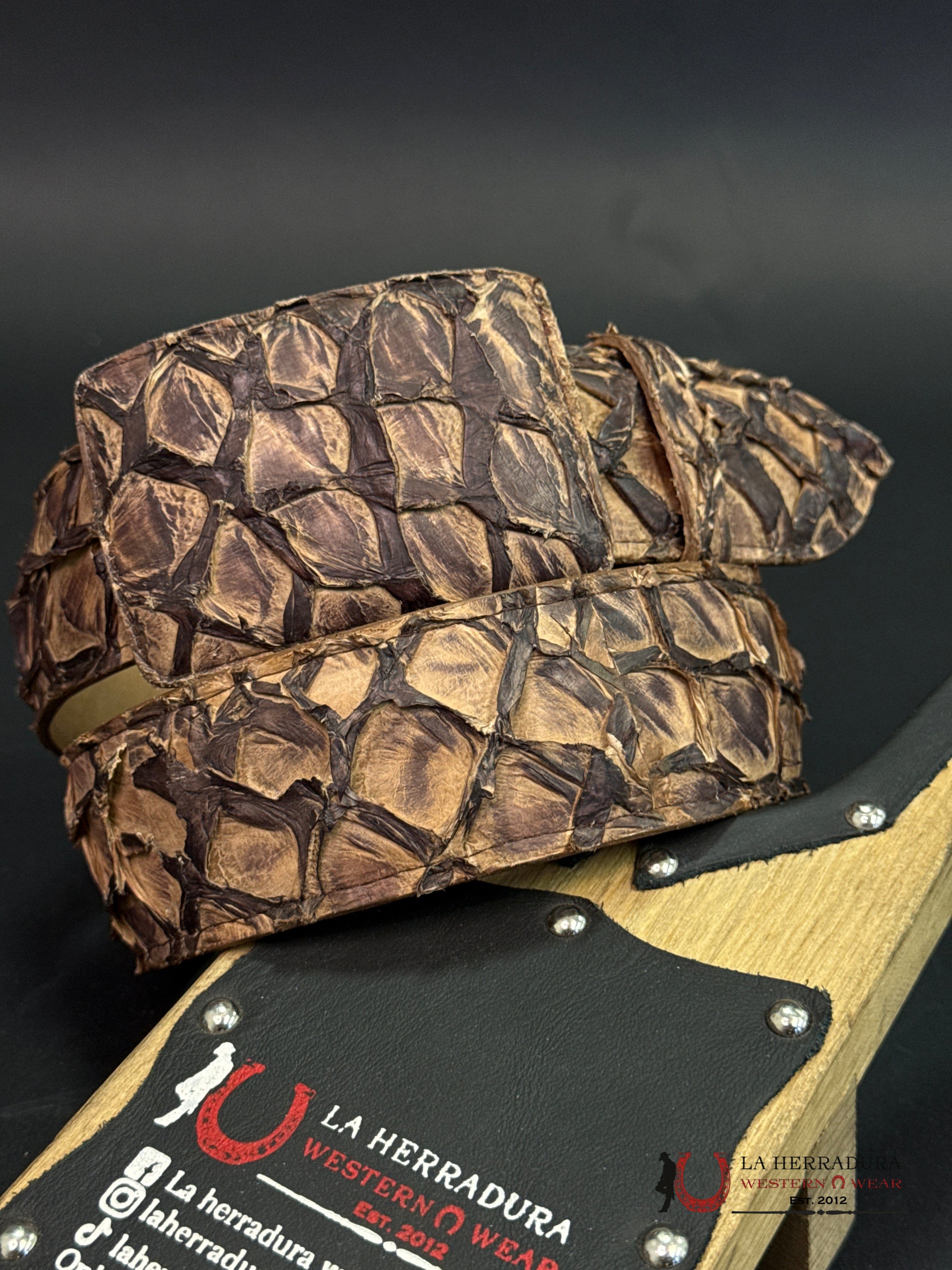 EXOTIC FISH CHARUTO BELT CINTURONES HOMBRES