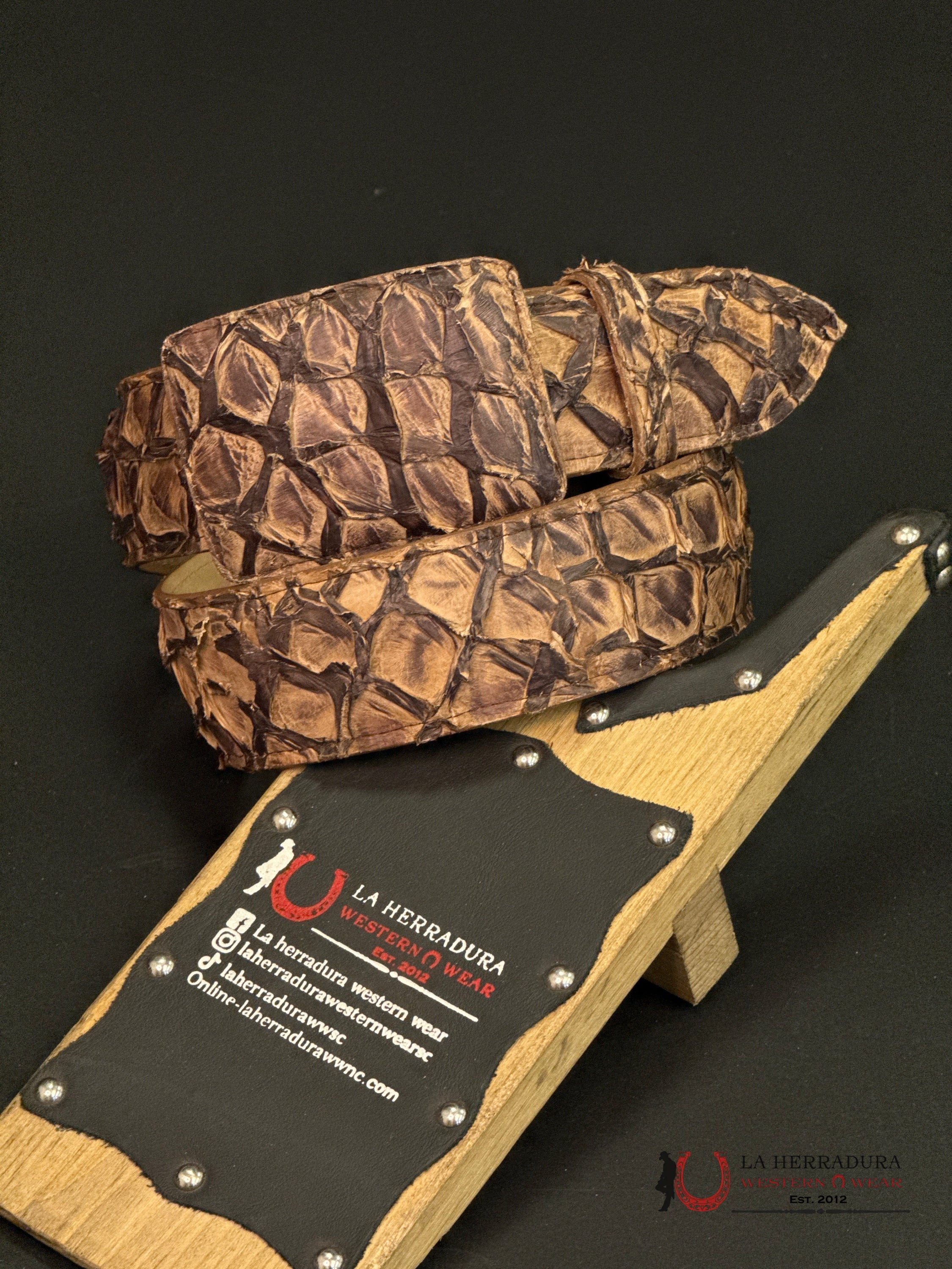 EXOTIC FISH CHARUTO BELT CINTURONES HOMBRES