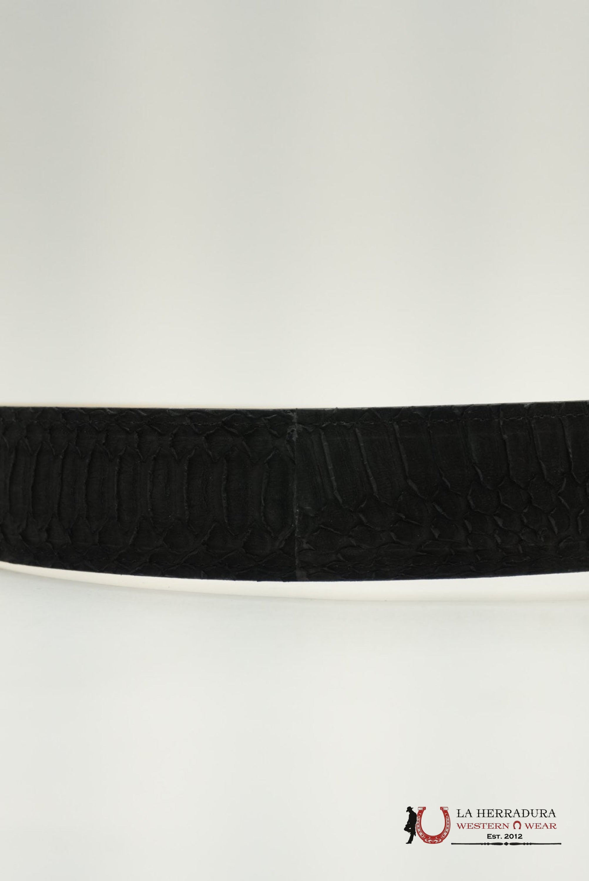 EXOTIC PYTHON BLACK BELT CINTURONES HOMBRES