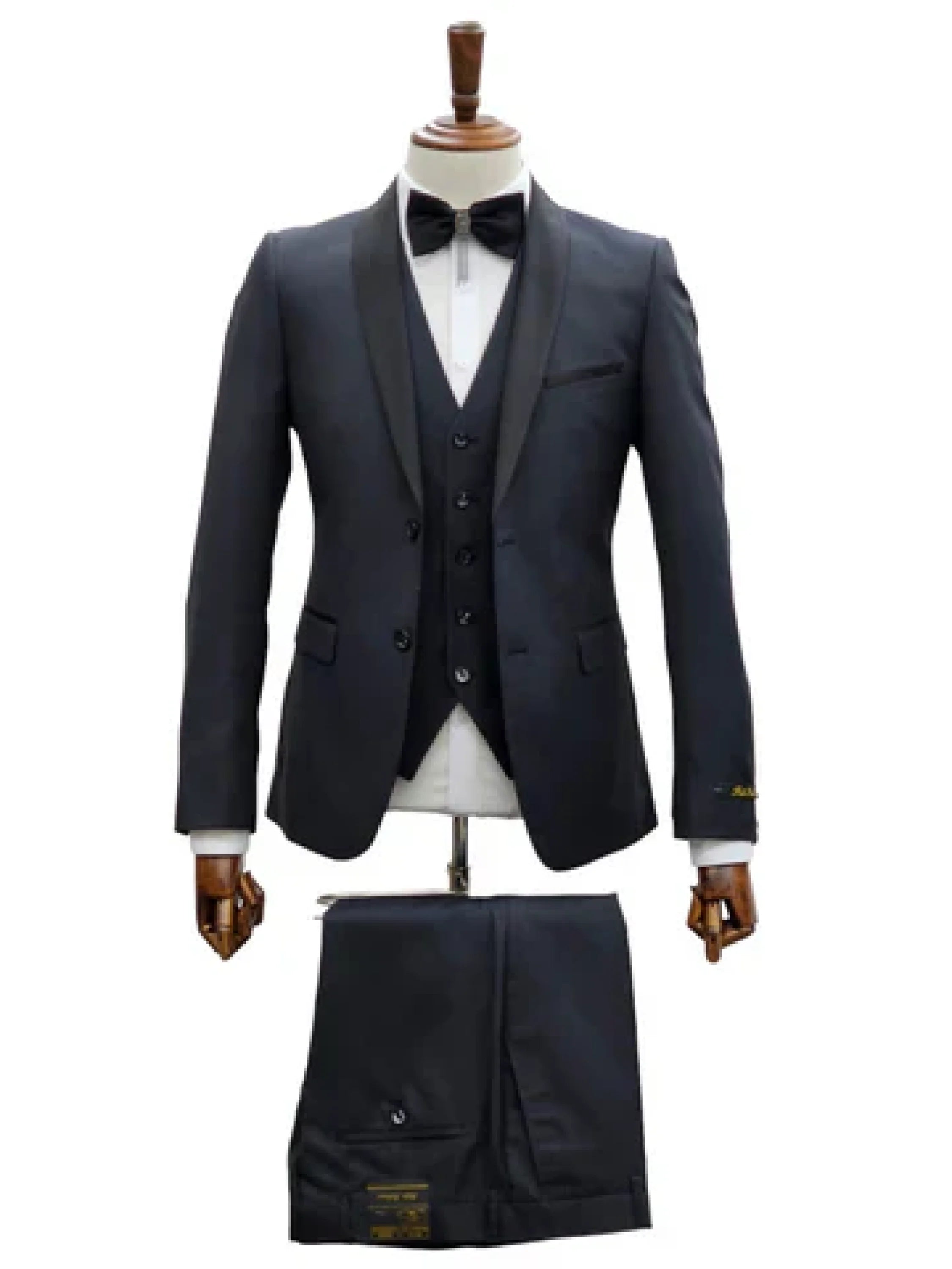 FABIO FABRINI MENS BLAZER COMBO NAVY/ BLACK ROPA HOMBRES