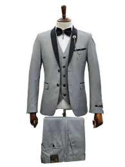 FABIO FABRINI MENS BLAZER COMBO SILVER/ LGREY/BLACK- FF2SSX+V-1230