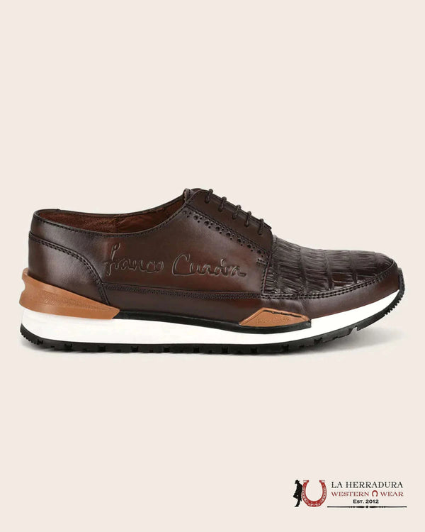 FRANCO CUADRA ZAPATO CAIMÁN PLH/TERNERA MURRAY CAFÉ ZAPATO CAFÉ CAIMÁN/TERNERA FC624