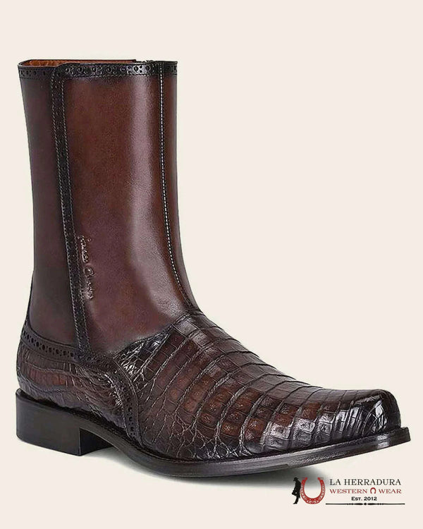 FRANCO CUADRA BOTA CAIMÁN TERNERA INCA CHOCO FC657