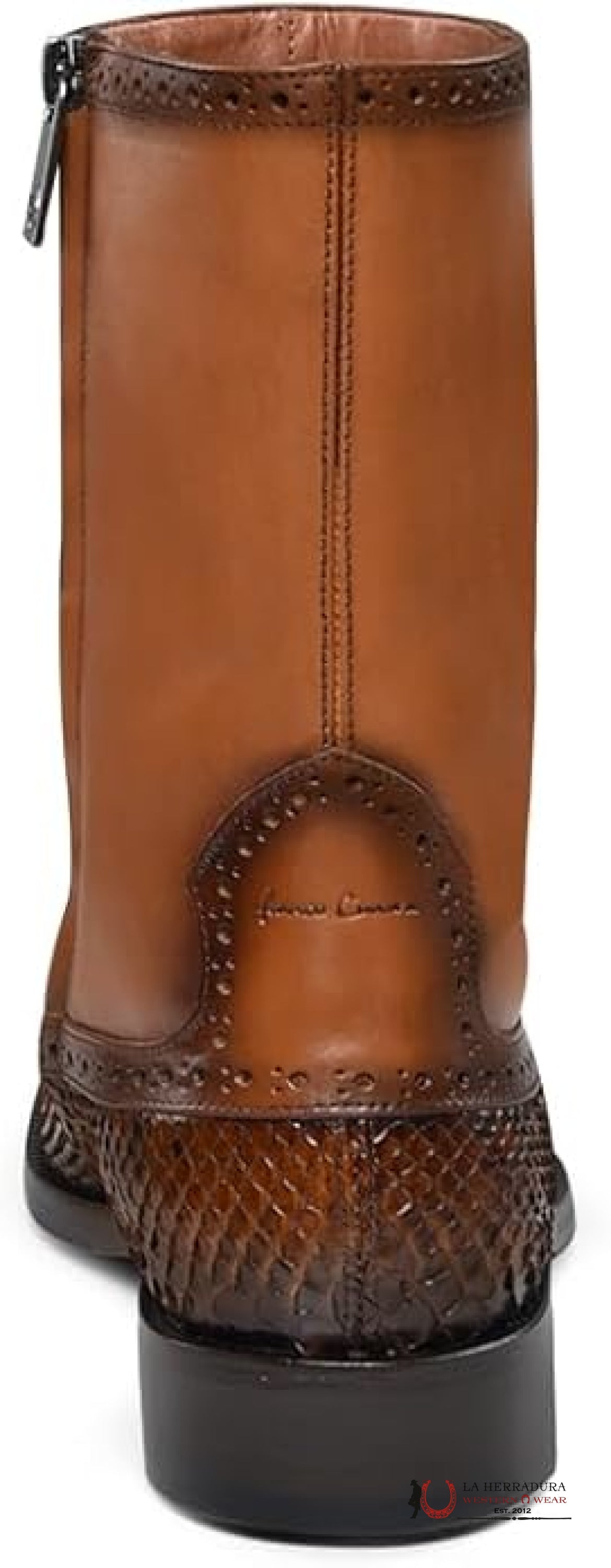 FRANCO CUADRA PYTHON MIEL ALMOND SHORT BOOT FC819 BOTAS HOMBRES