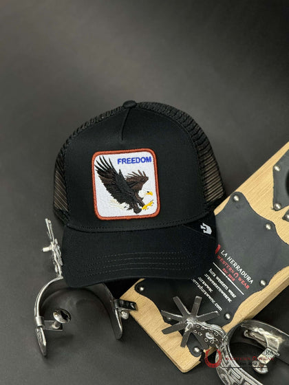 FREEDOM FLYING EAGLE BLACK CAP