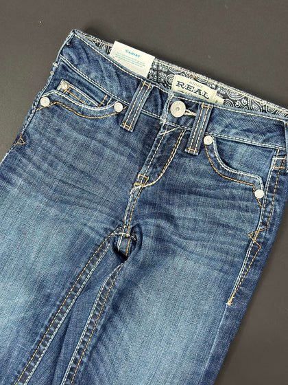 GIRLS ARIAT REAL PACIFIC TROUSER DARK WASH JEAN- 10047320