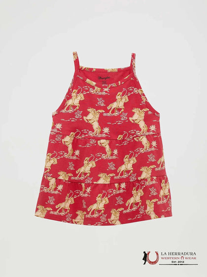 CAMISETA DE TIRANTES CON VOLANTES PARA NIÑA VAQUERA - 112364335