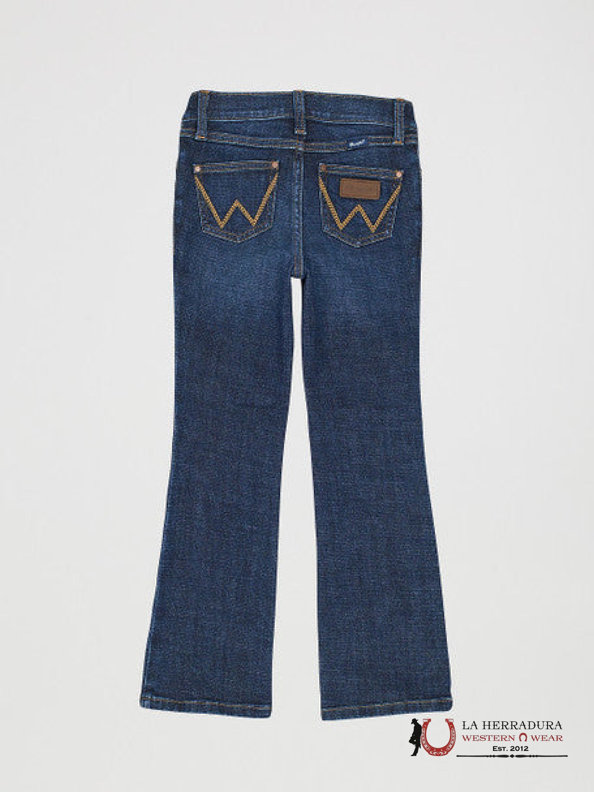 GIRLS WRANGLER JEANS DARK DENIM BOOTCUT REG 112367503 NIÑOS