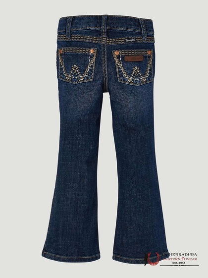 GIRLS WRANGLER JEANS SLIM RETRO WITH BROWN SEAMS 1009MWGHS