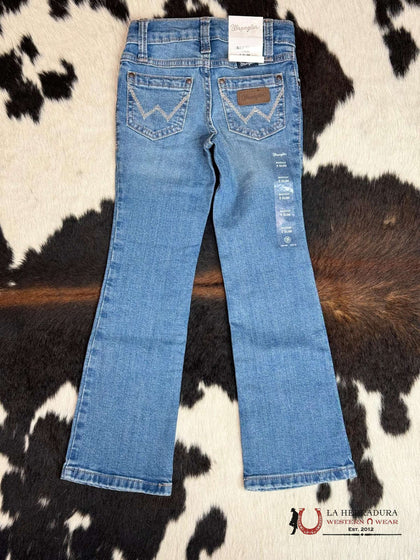 GIRLS WRANGLER SLIM BOOTCUT LIGHT BACK POCKET DESIGN 112330386