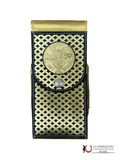 FUNDA PARA TELÉFONO DE ORO DE 50 PESOS