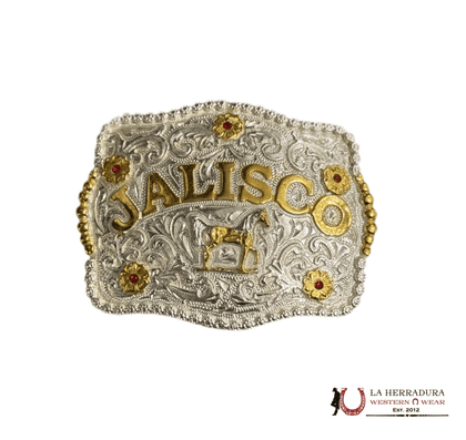 ORO PLATA JALISCO HEBILLA