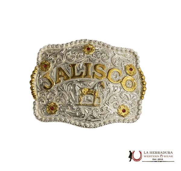 ORO PLATA JALISCO HEBILLA