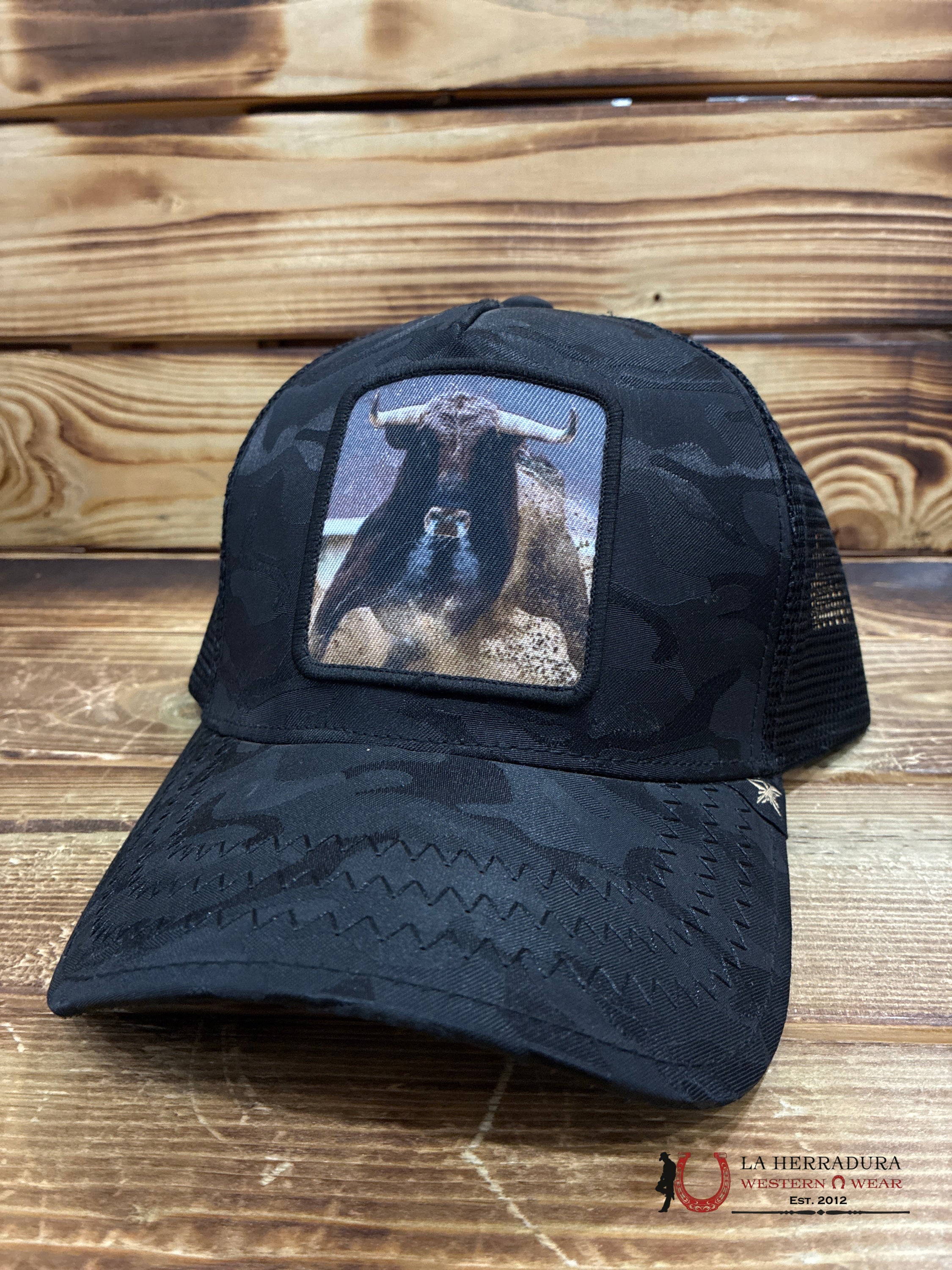 GOLD STAR TRUCKER HAT BULL CAPS MENS GORRAS HOMBRES