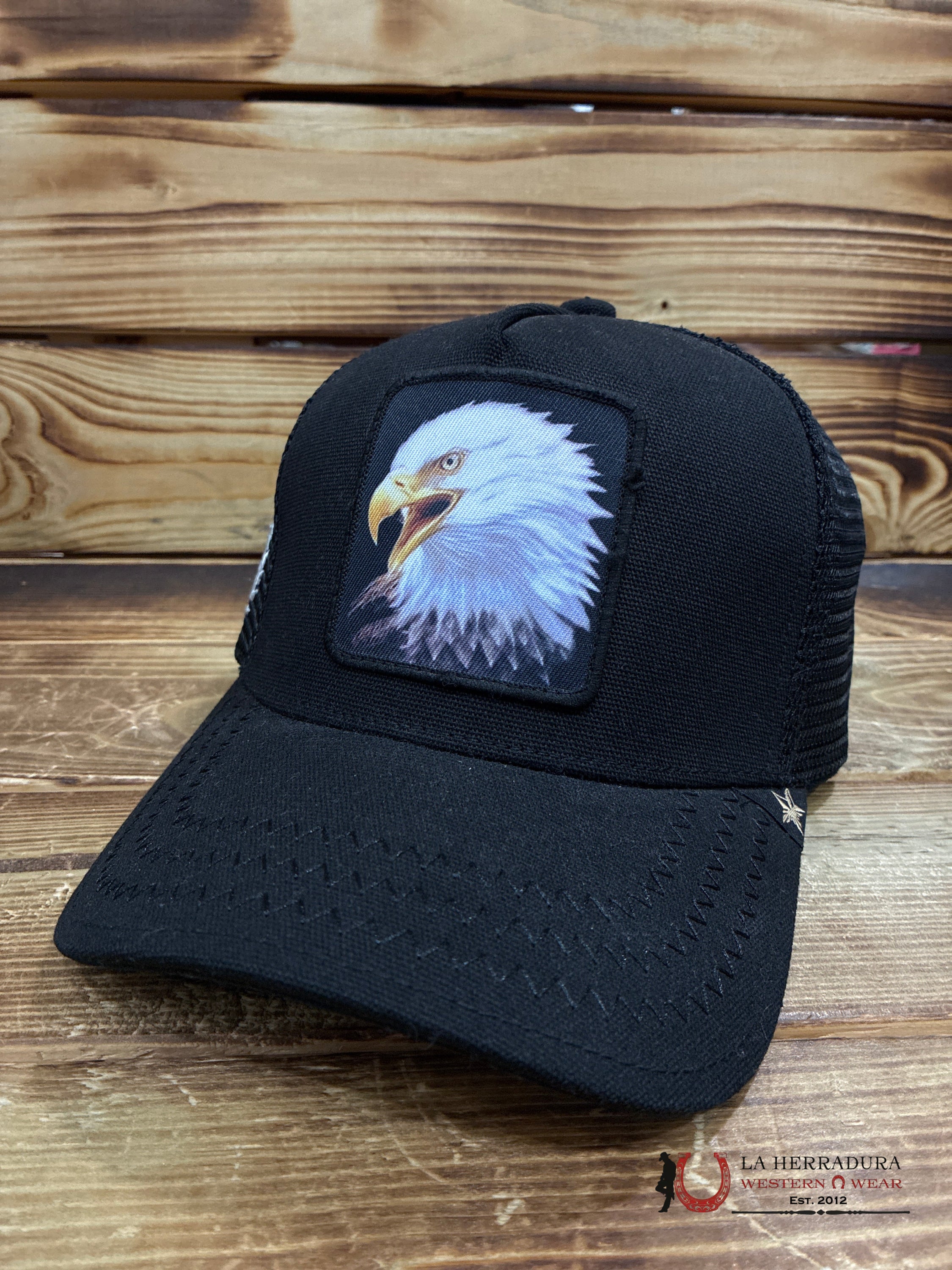 GOLD STAR TRUCKER HAT EAGLE CAPS MENS GORRAS HOMBRES
