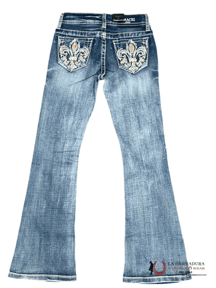 GRACE IN LA JEANS GIRL DARK WASH BOOCUT GB51719