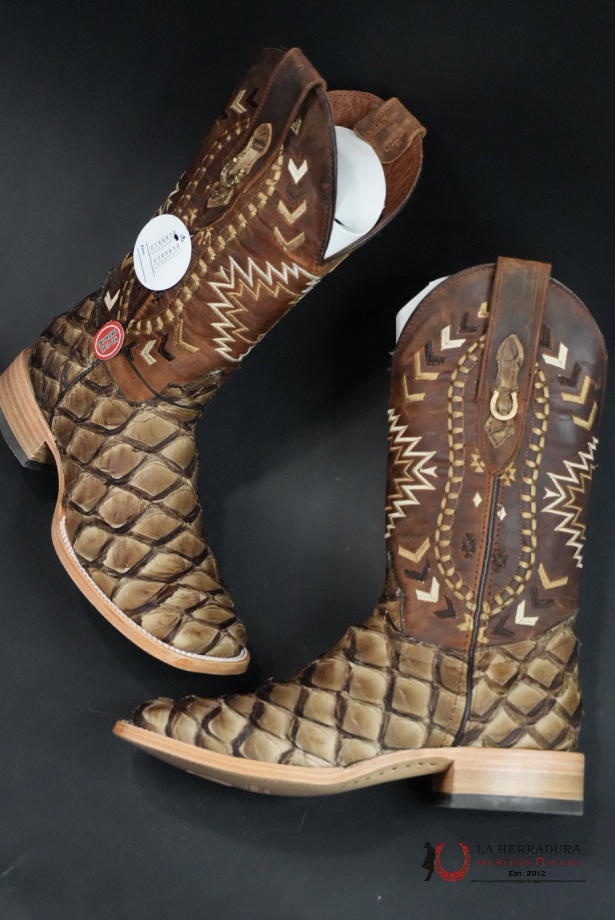 HERRADURA EXOTIC BIGBASS SHIFTING SAND BOOT BOTAS HOMBRES