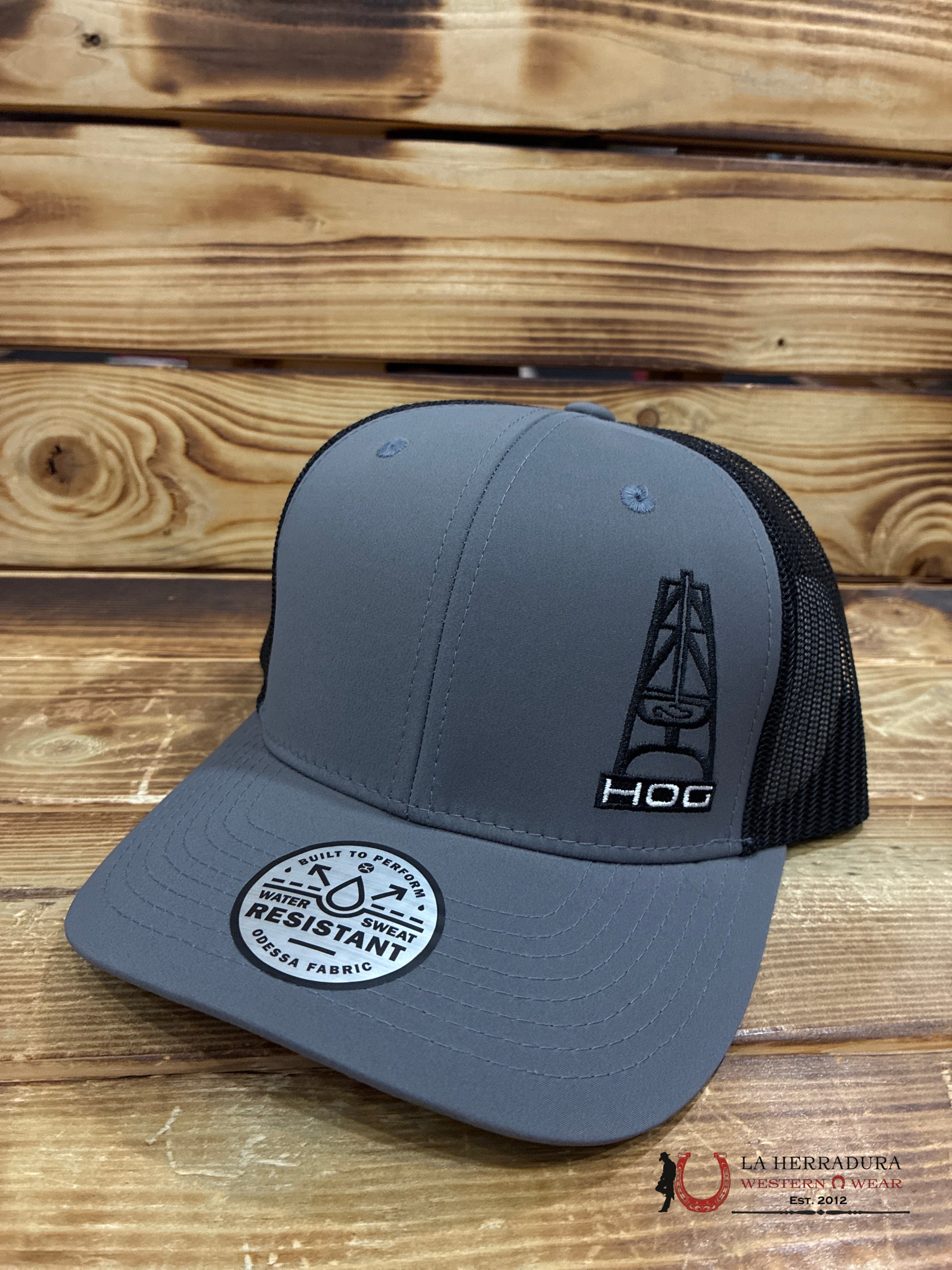 HOG GREY/BLACK CAP CAPS MENS GORRAS HOMBRES