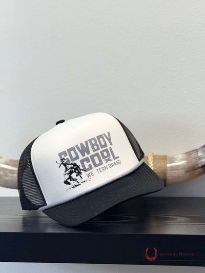HOG LIFE RDHC - COWBOY COOL white  CAP