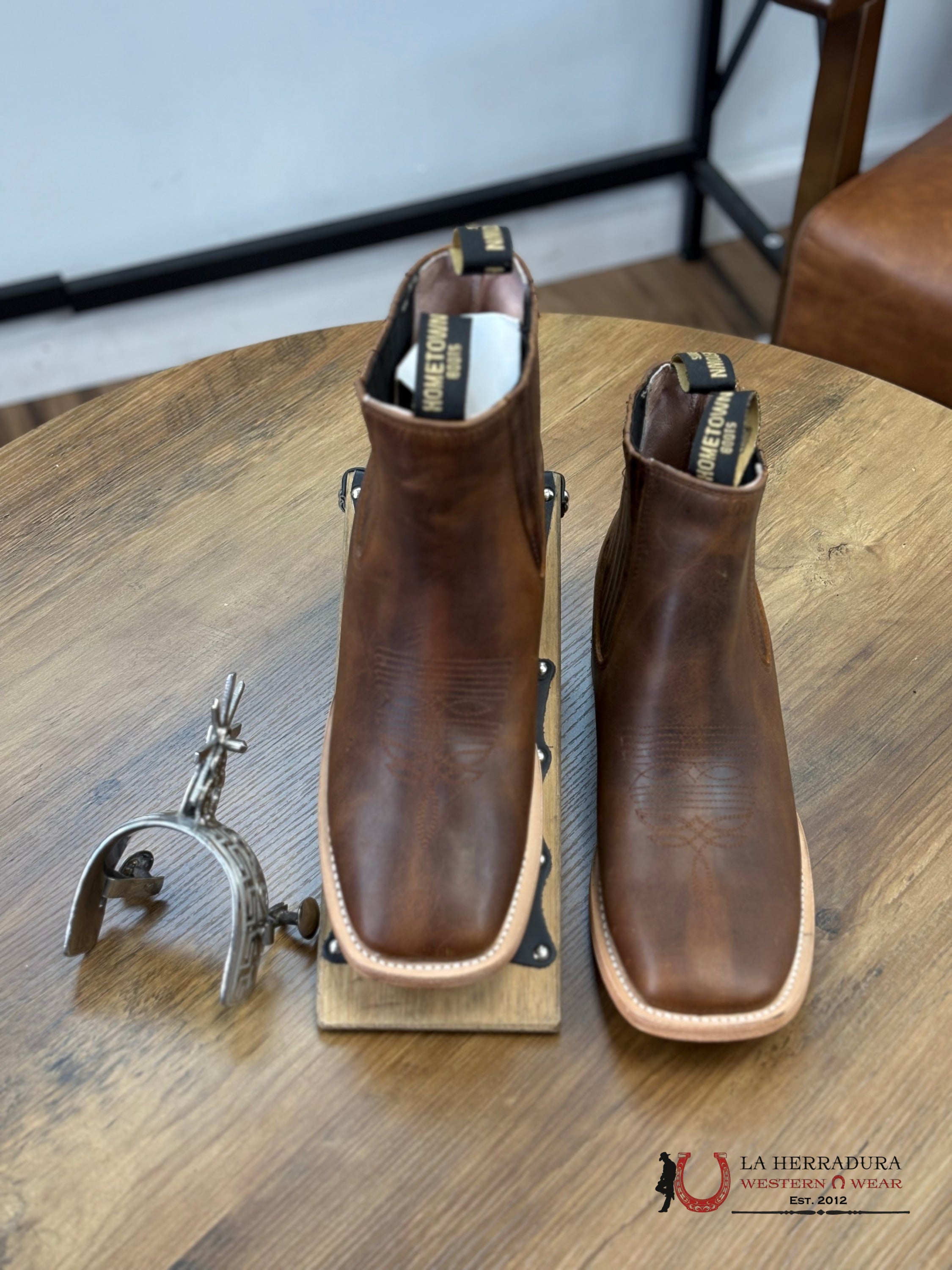 Hometown Avejentado Miel Pato Botas Hombres