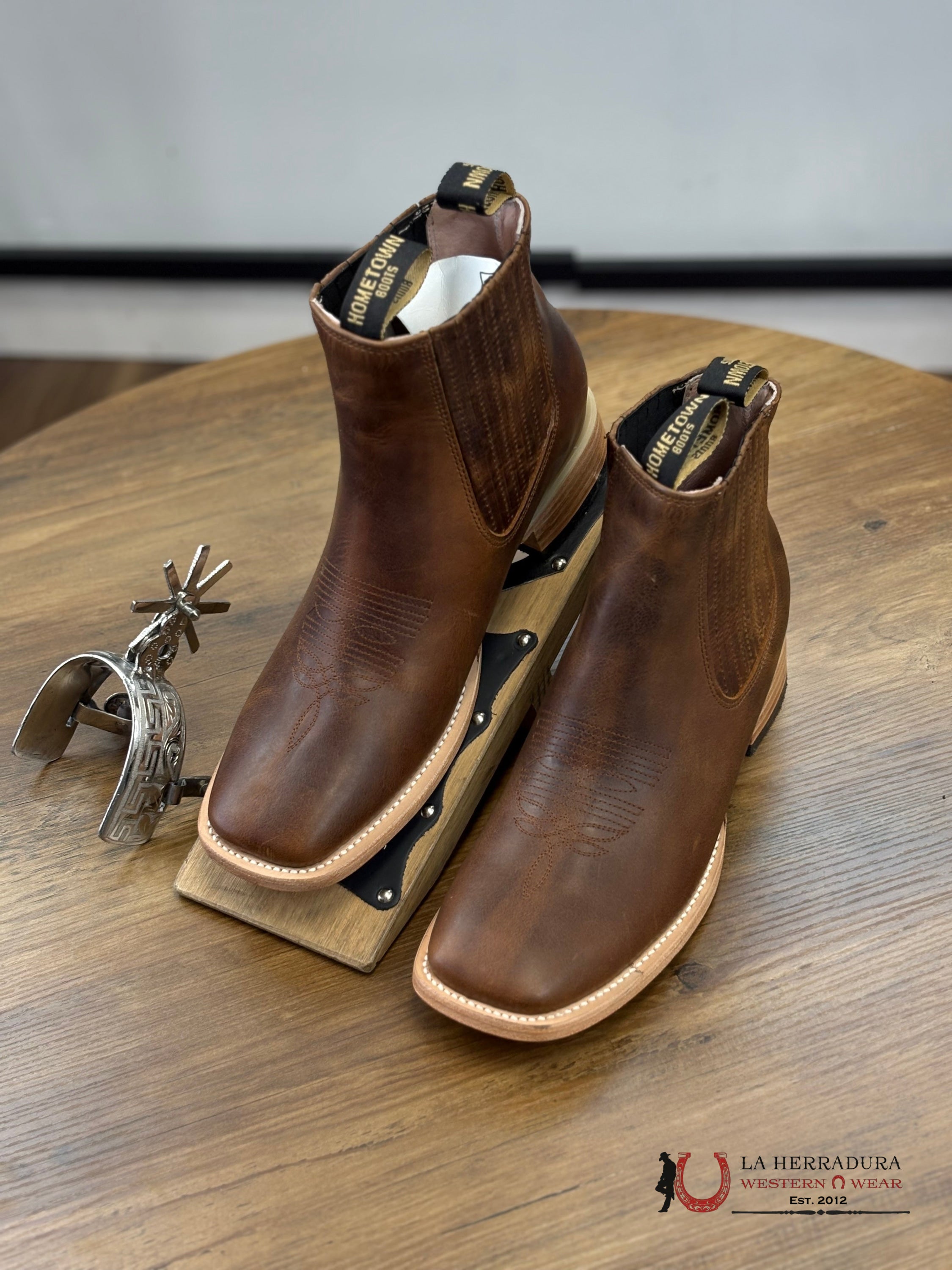 Hometown Avejentado Miel Pato Botas Hombres