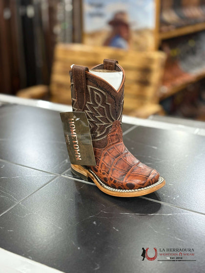 HOMETOWN KIDS BOOTS FLANCO COCO COGNAC MUNEQUEADO