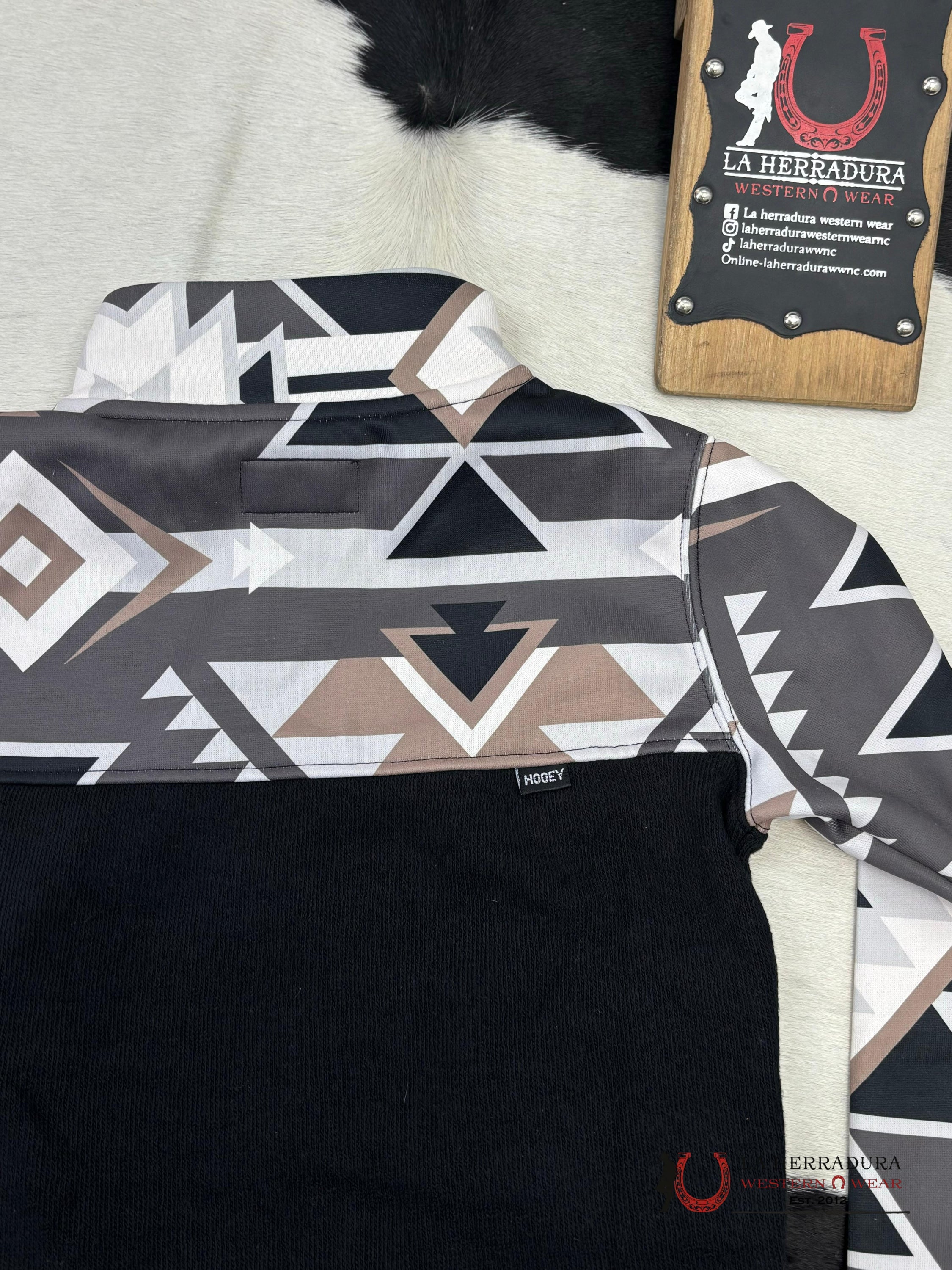 Hooey Boys Black Stevie Pullover Niños