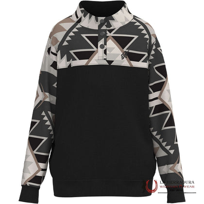CHAQUETA HOOEY SOFT SHELL JOVEN TAN CON AZTECA