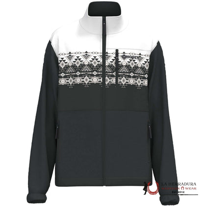 CHAQUETA HOOEY SOFT SHELL JOVEN TAN CON AZTECA