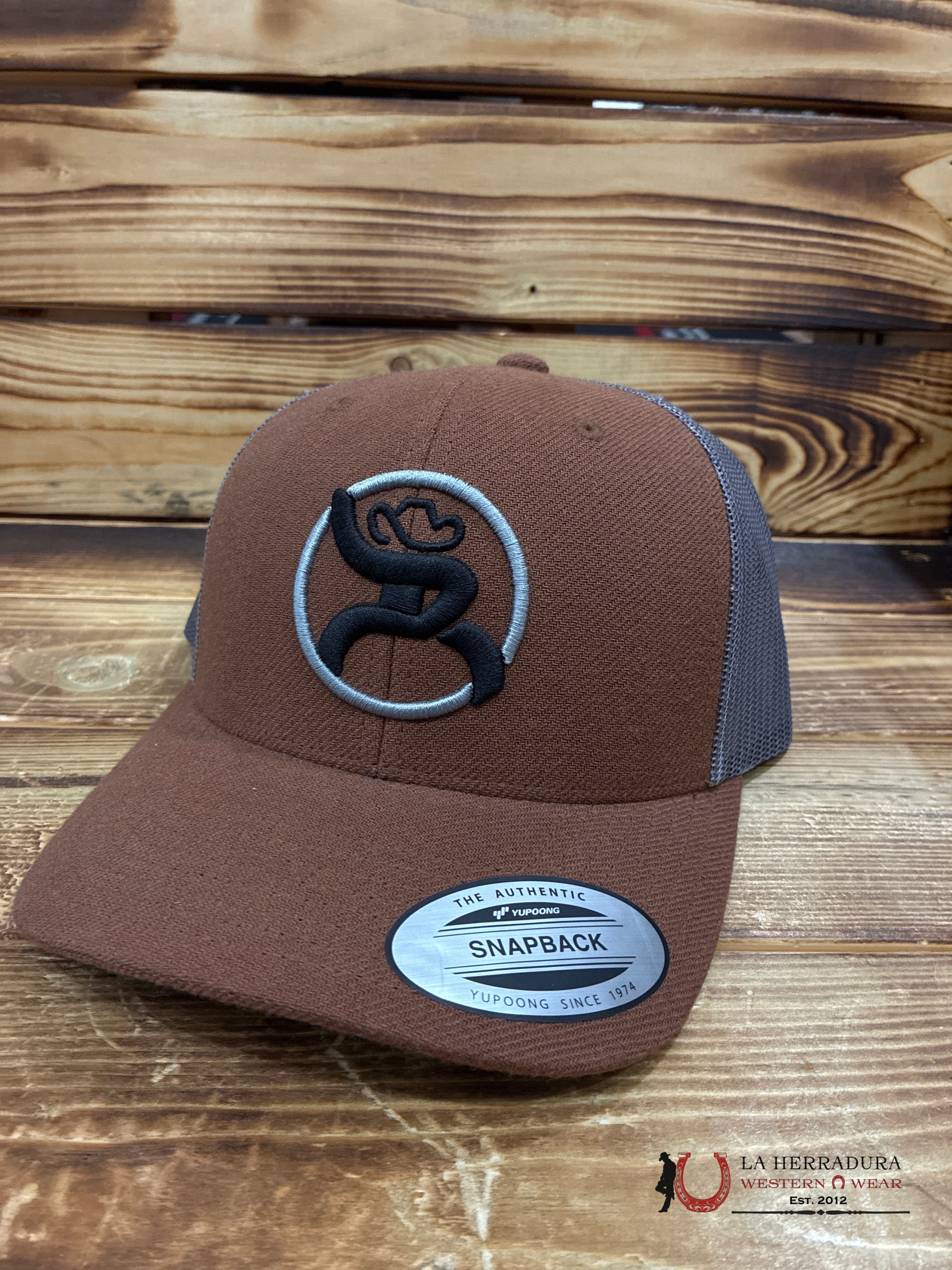 HOOEY BROWN/GREY CAP CAPS MENS GORRAS HOMBRES