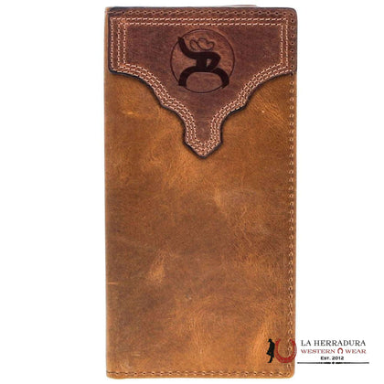 HOOEY CANYON TAN DISTRESSED LEATHER RODEO WALLET RW008 TNBR