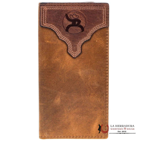 HOOEY CANYON TAN DISTRESSED LEATHER RODEO WALLET RW008 TNBR
