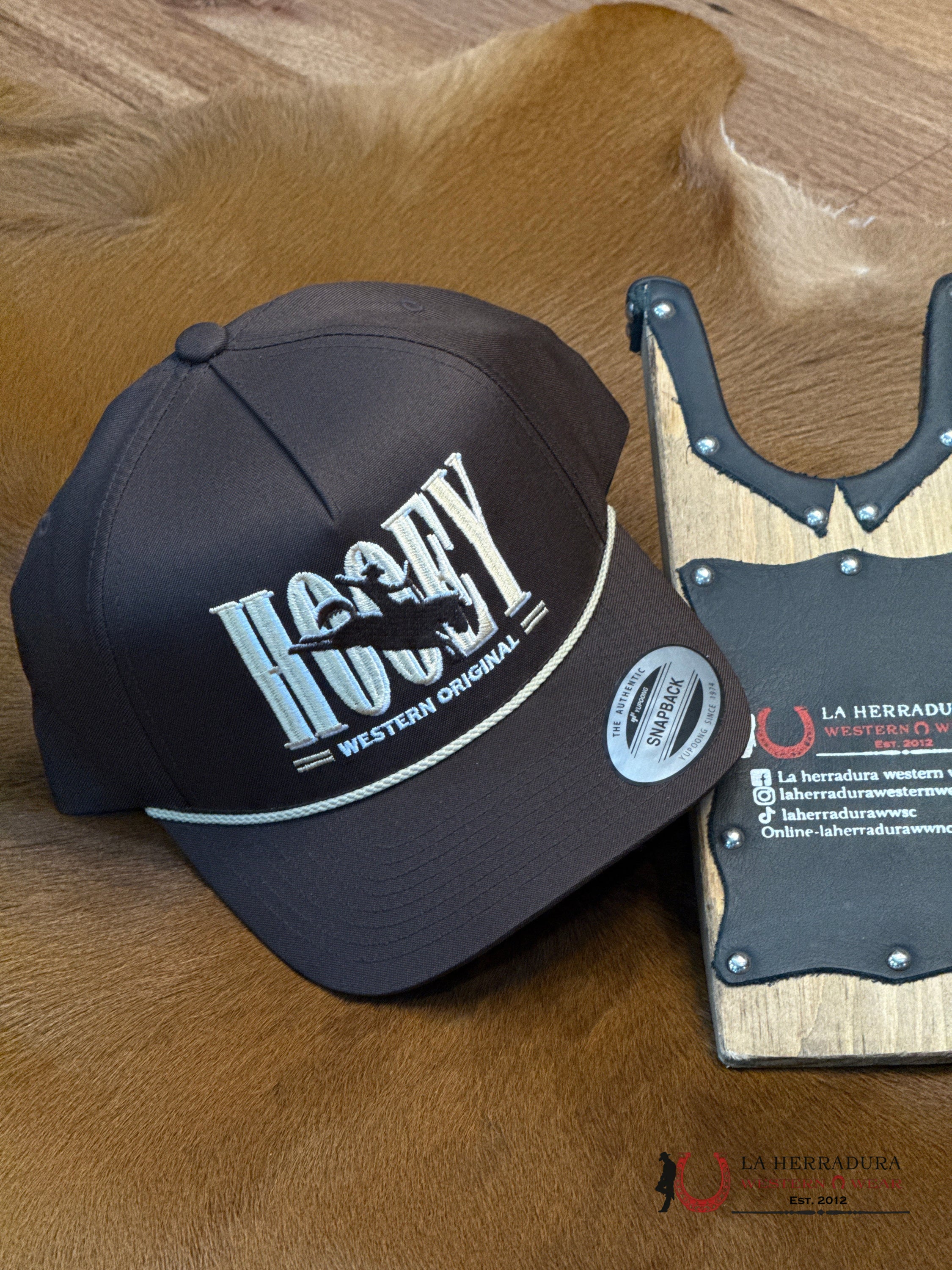 HOOEY CAP STYLE WILD RIDE BROWN CAPS MENS GORRAS HOMBRES