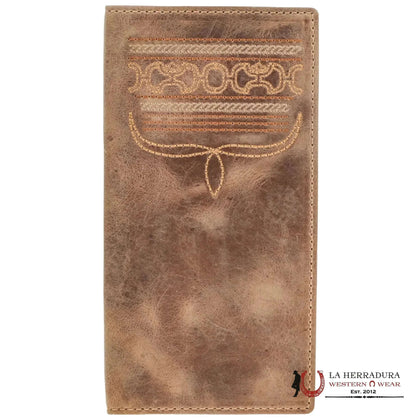 CARTERA DE RODEO HOOEY DALTON SUAVE MARRÓN HW036-BR