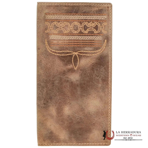 CARTERA DE RODEO HOOEY DALTON SUAVE MARRÓN HW036-BR