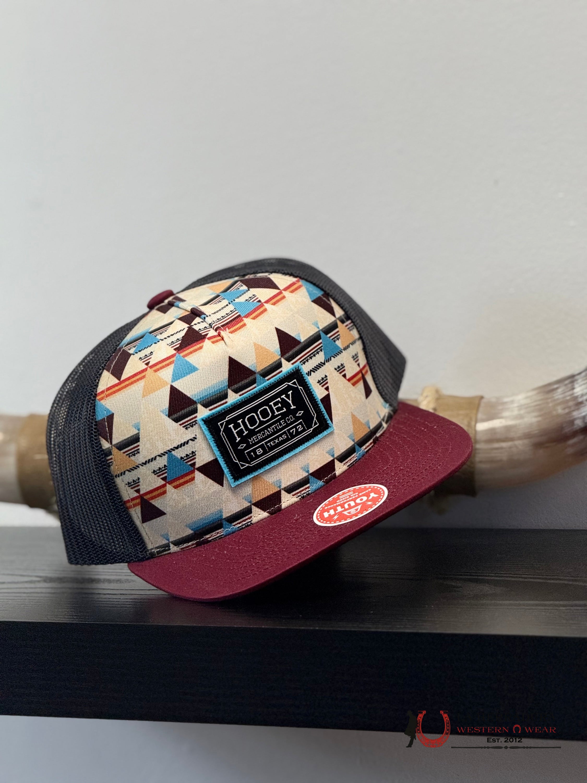 HOOEY KIDS SIDE Style guinda multicolores CAP CAPS MENS GORRAS HOMBRES