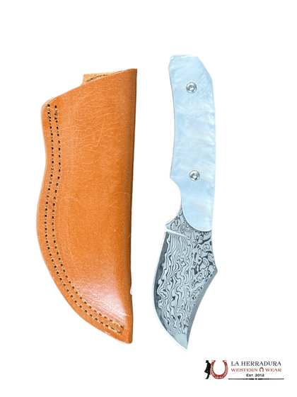 Hooey Knife with white design