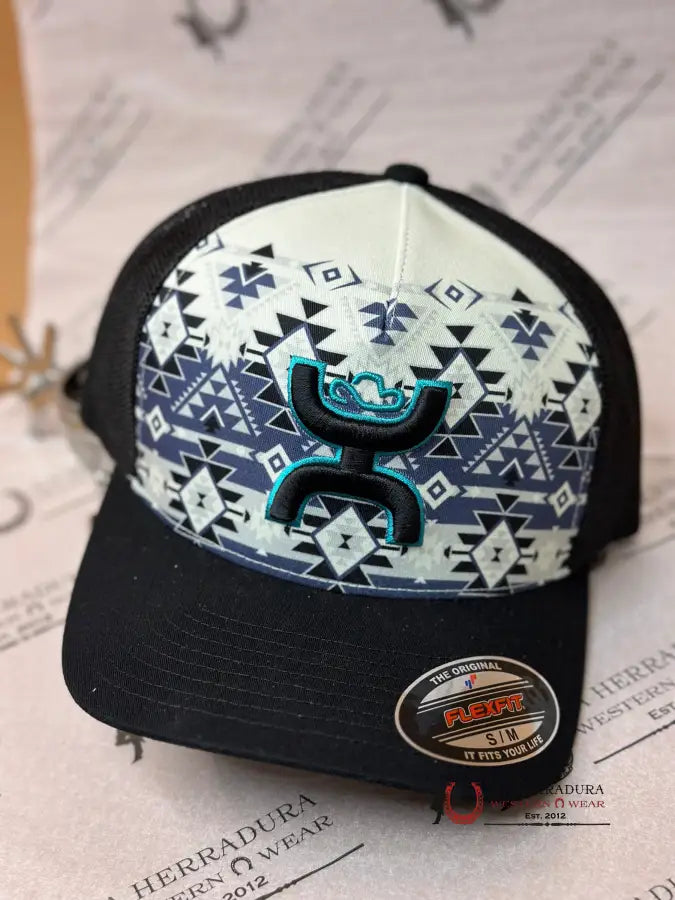 Hooey Man Logo Charcoal Aztec Cap Caps Mens Gorras Hombres