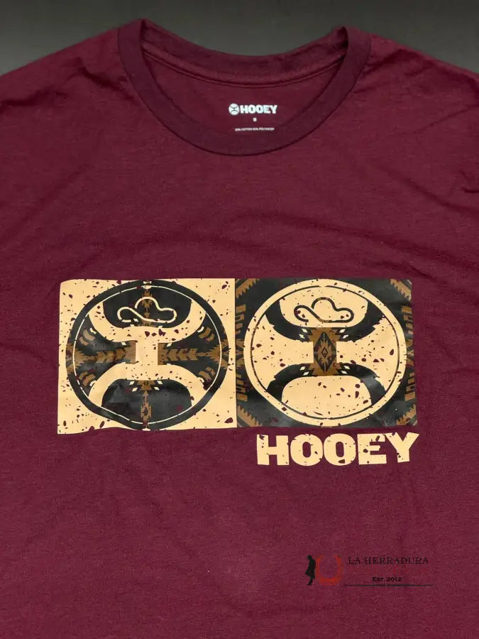 Hooey Man Tan Logo Red T-Shirt Ropa Hombres