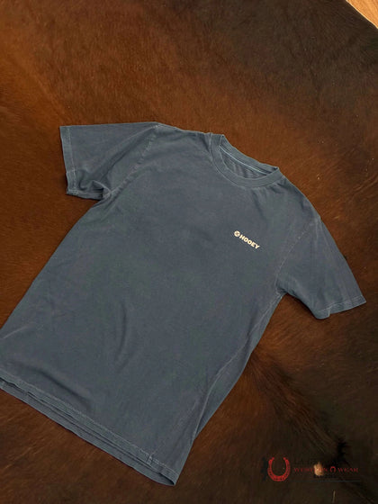 CAMISETA DE CUELLO REDONDO Y MANGA CORTA PARA HOMBRE HOOEY AZUL MARINO HT1682NV