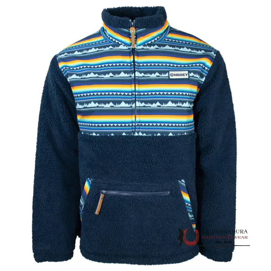 Hooey Men’s Blue Sherpa Pullover Ropa Hombres