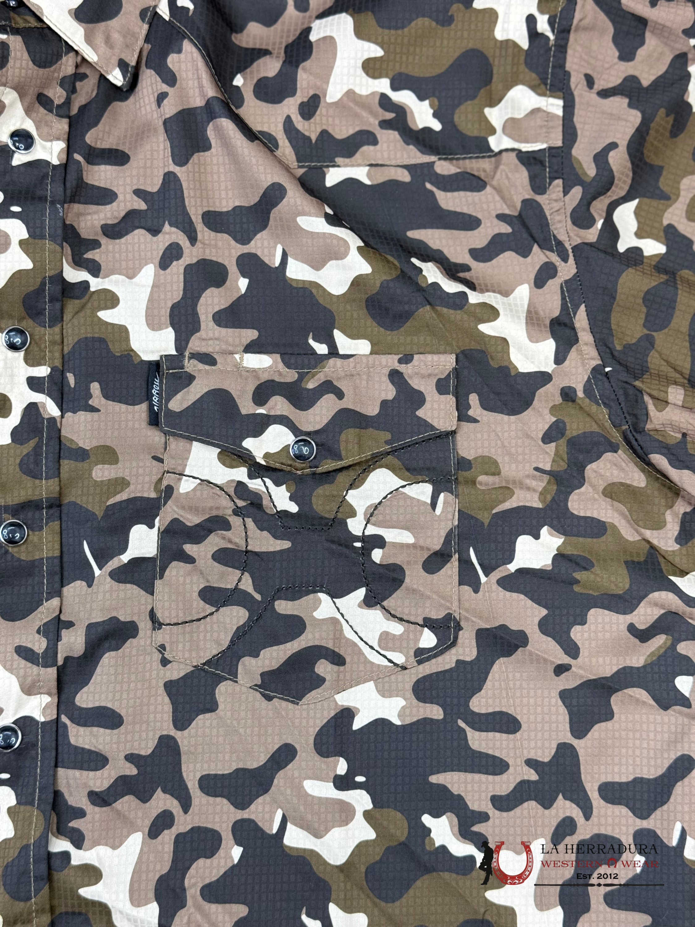 HOOEY Camo Pattern Short Sleeve ROPA HOMBRES