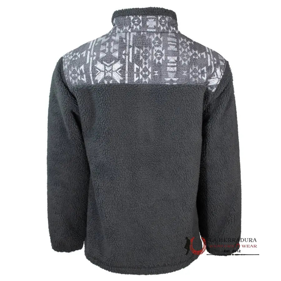 Hooey Men’s Charcoal Sherpa Pullover Ropa Hombres