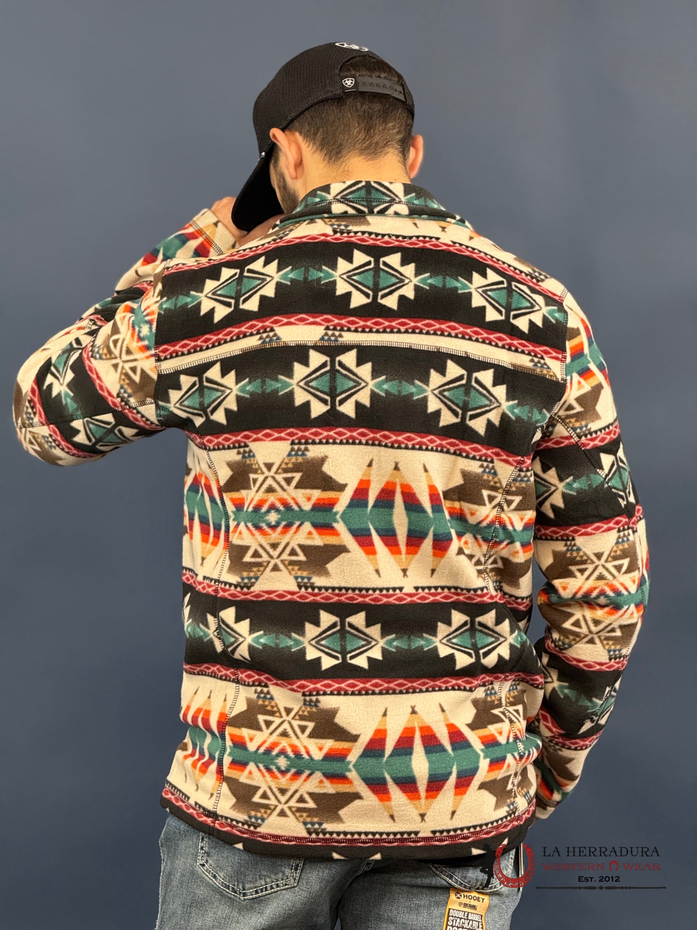 Hooey® Men’s Fleece Pullover Aztec Tan Ropa Hombres