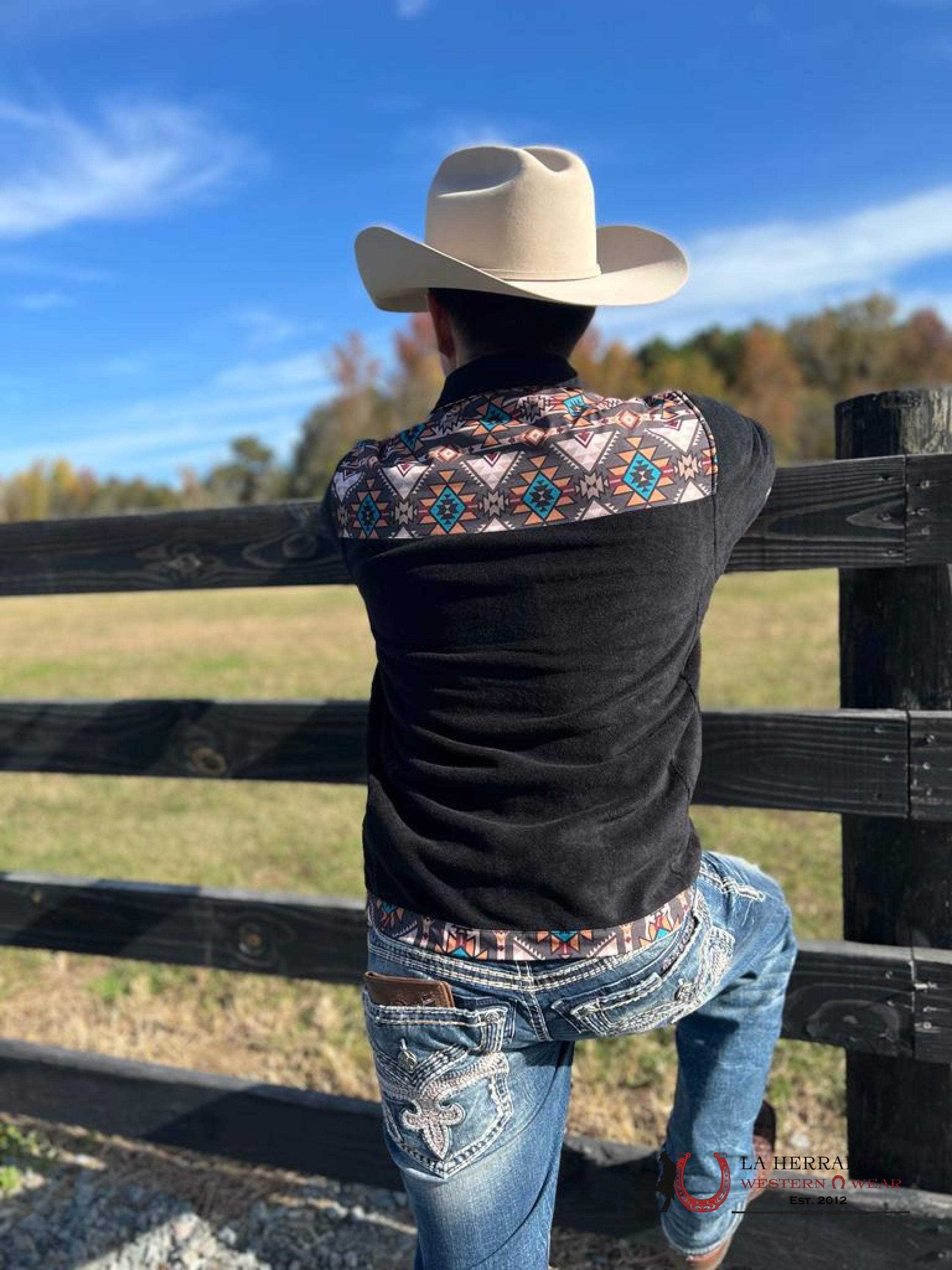 Hooey® Men’s Jacket Aztec Printed Brown Tech Ropa Hombres