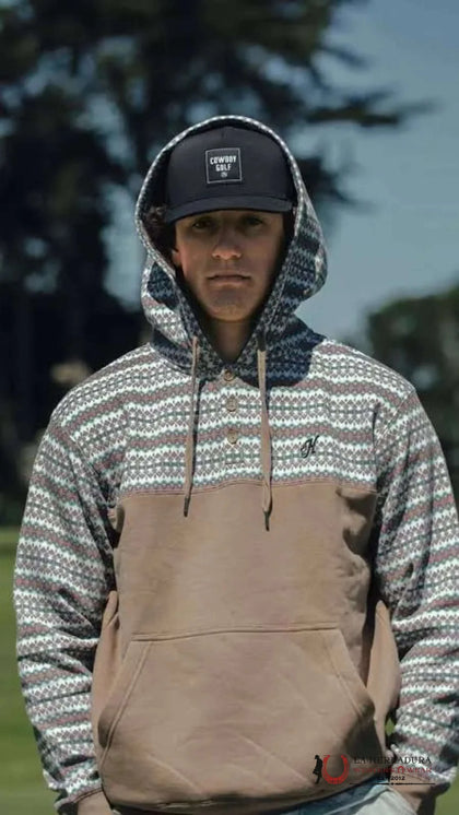HOOEY MENS JIMMY BROWN HOODY-HH1194BRCR