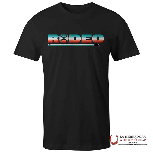 HOOEY RODEO TSHIRT - BLACK SERAPE LOGO HT1532BK