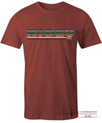 HOOEY RODEO TSHIRT - CRIMSON SS SERAPE LOGO HT1532