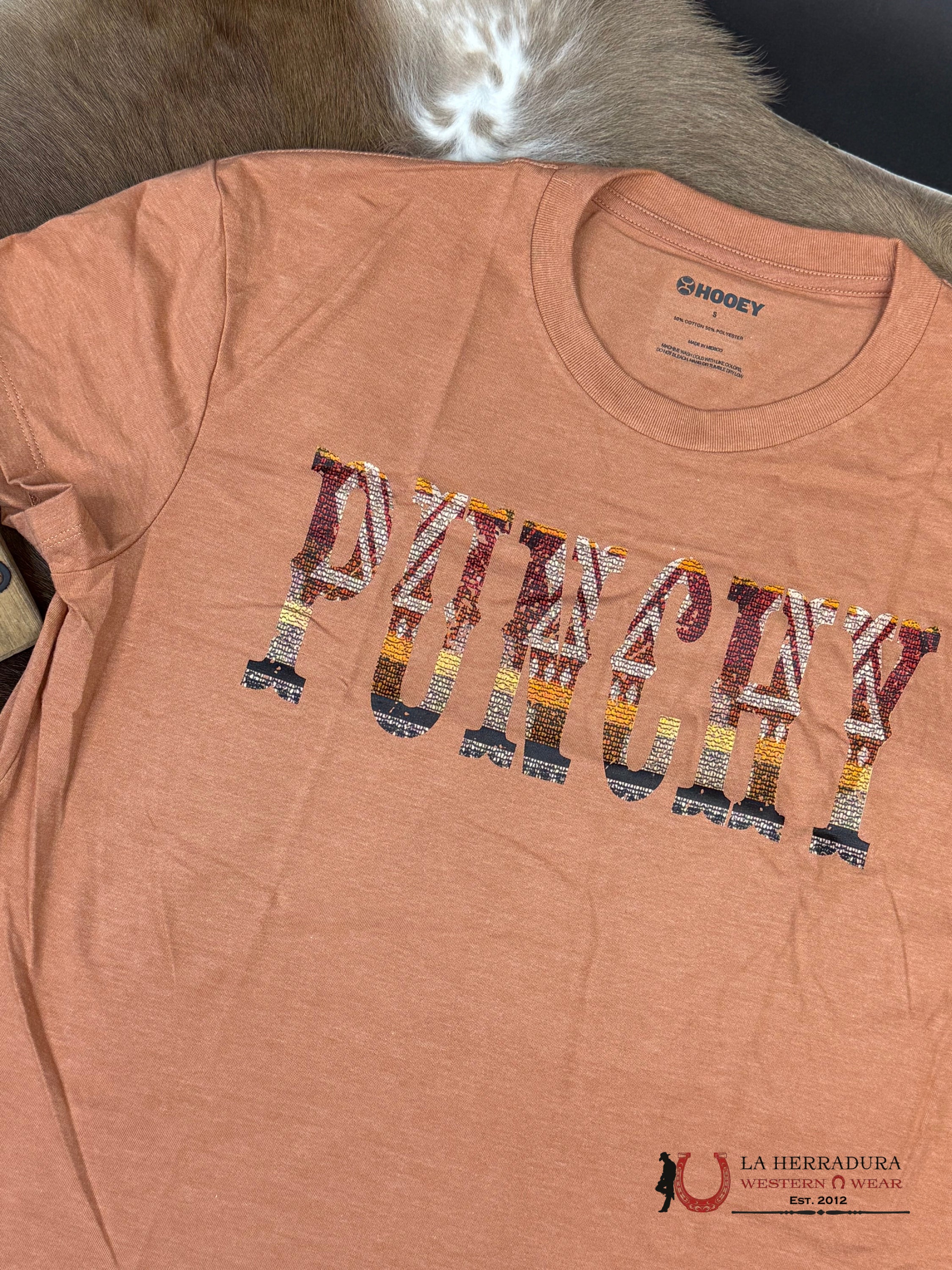 Hooey Straight Punchy /Poly Short Sleeve With Logo Ropa Mujeres