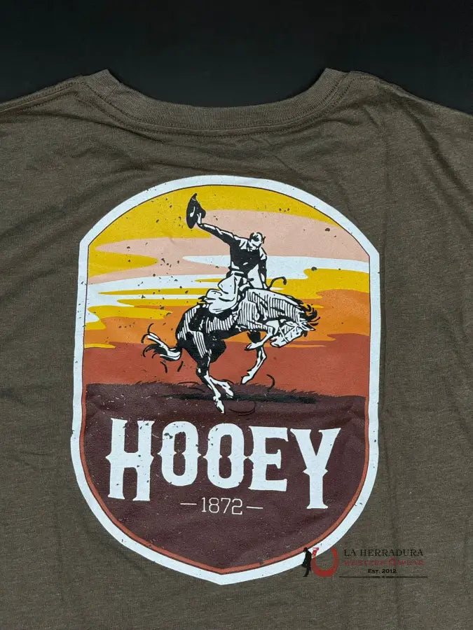 Hooey Sunrise Logo Bark T-Shirt Ropa Hombres